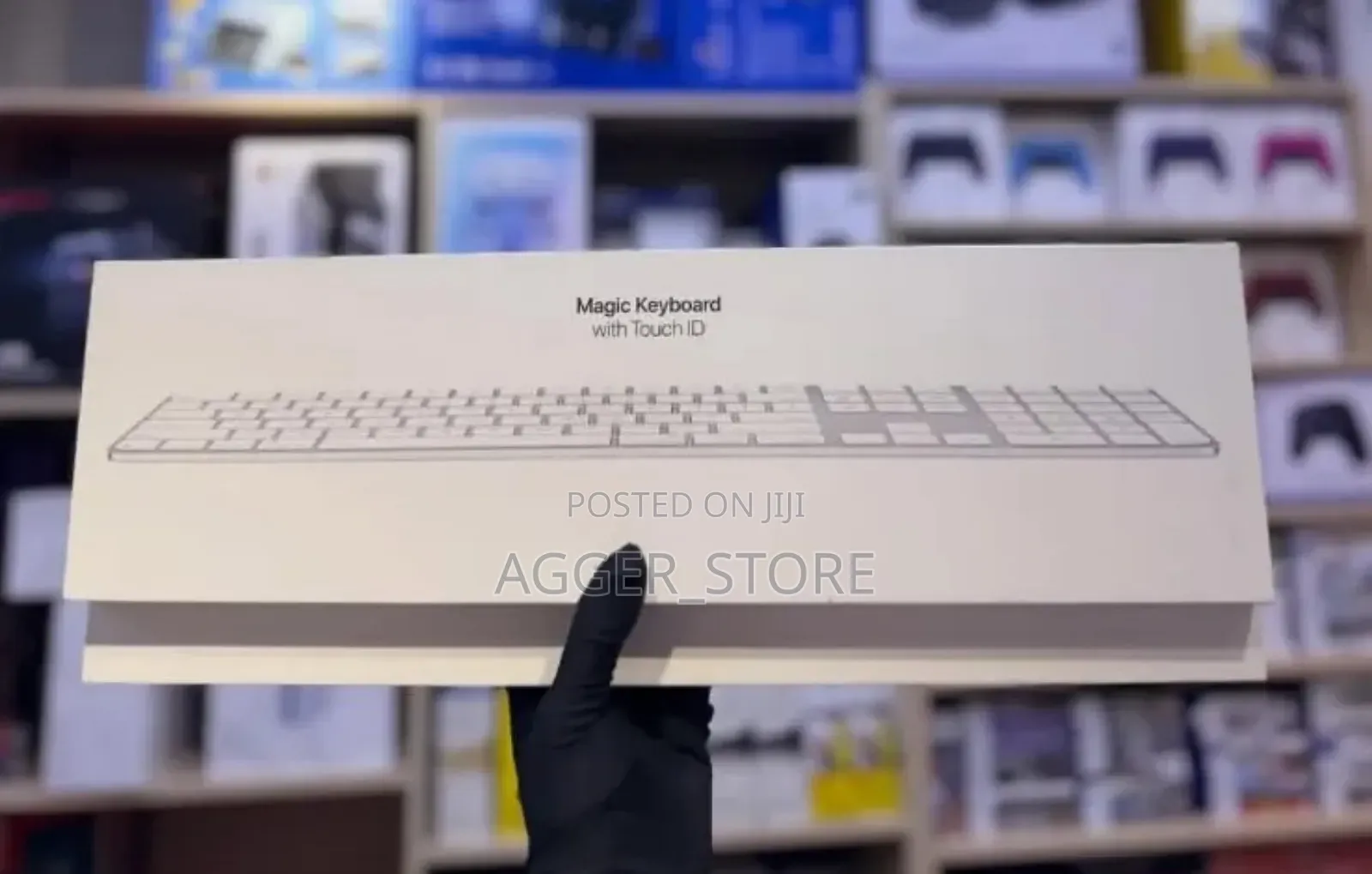 Apple Magic Keyboard With Touch Id and Numeric Keypad.