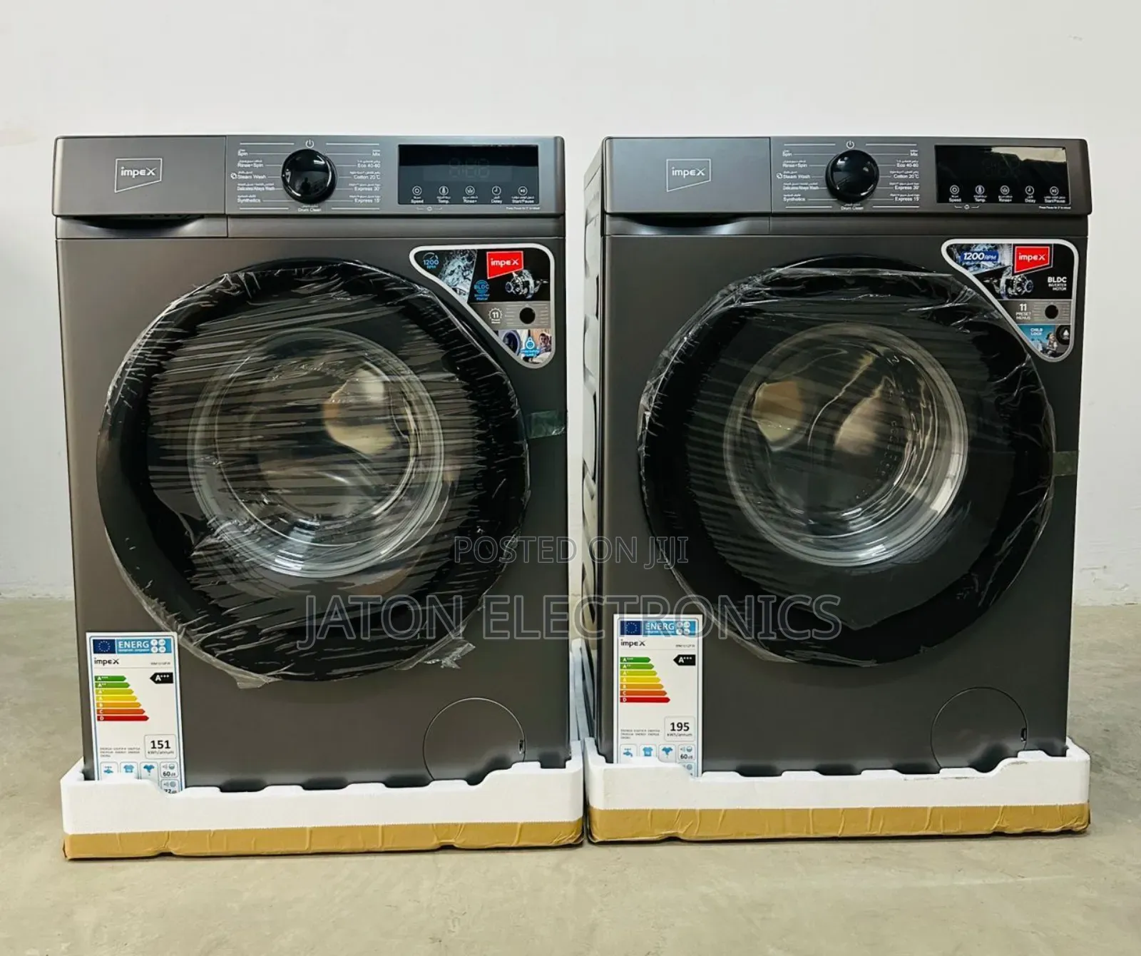 Impex Front Load Washing Machine Wash and Spin 6kg