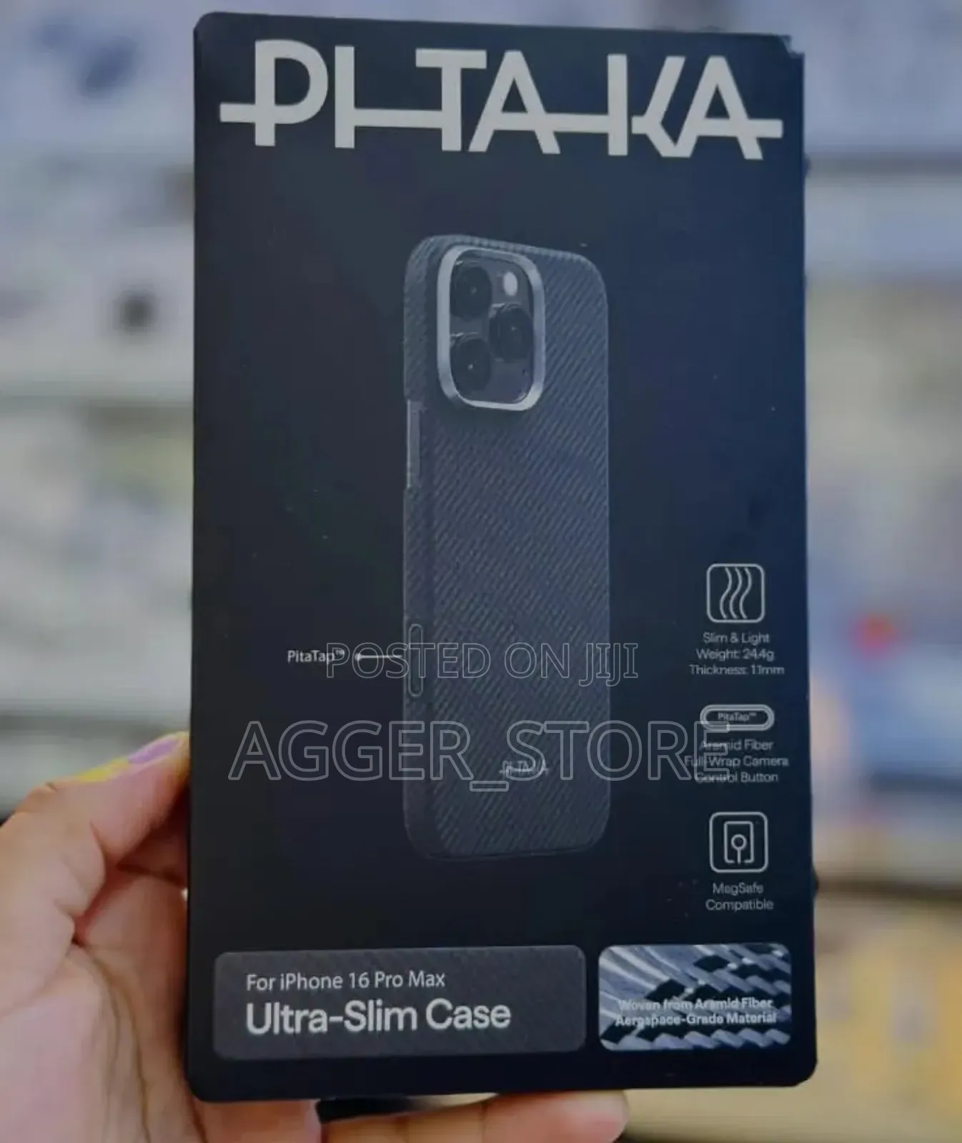 Pitaka for iPhone 16 Pro Max Ultra-Slim Case