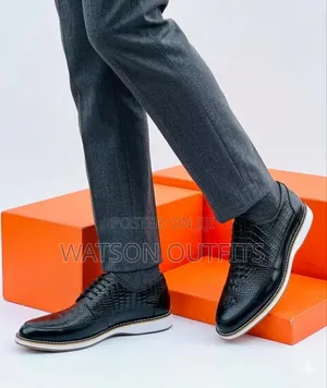 Men's Leather Mocca or Shoes Anax Brand Materials Classic