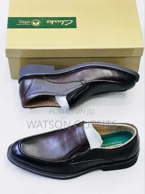 Clarks England Origin Brand New Men's Leather Shoes Classically Royal