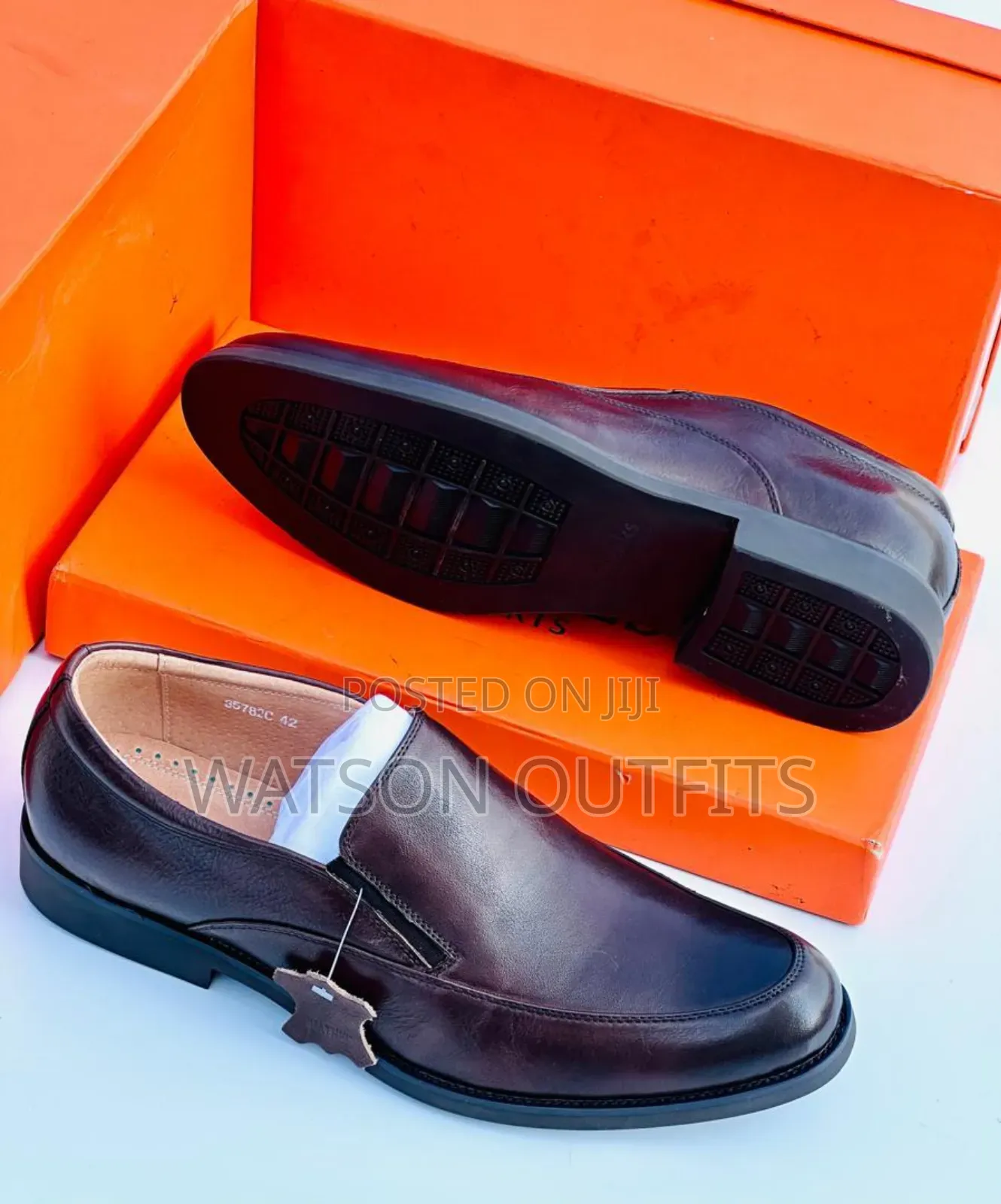 Clarks England Origin Brand New Men's Leather Shoes Classically Royal