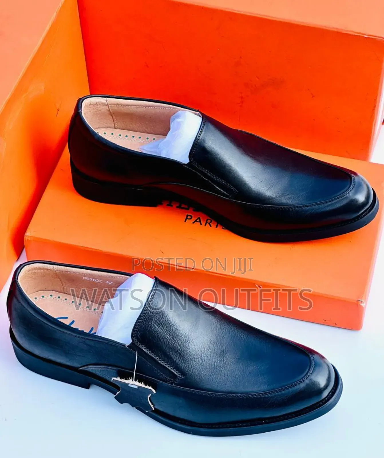 Clarks England Origin Brand New Men's Leather Shoes Classically Royal