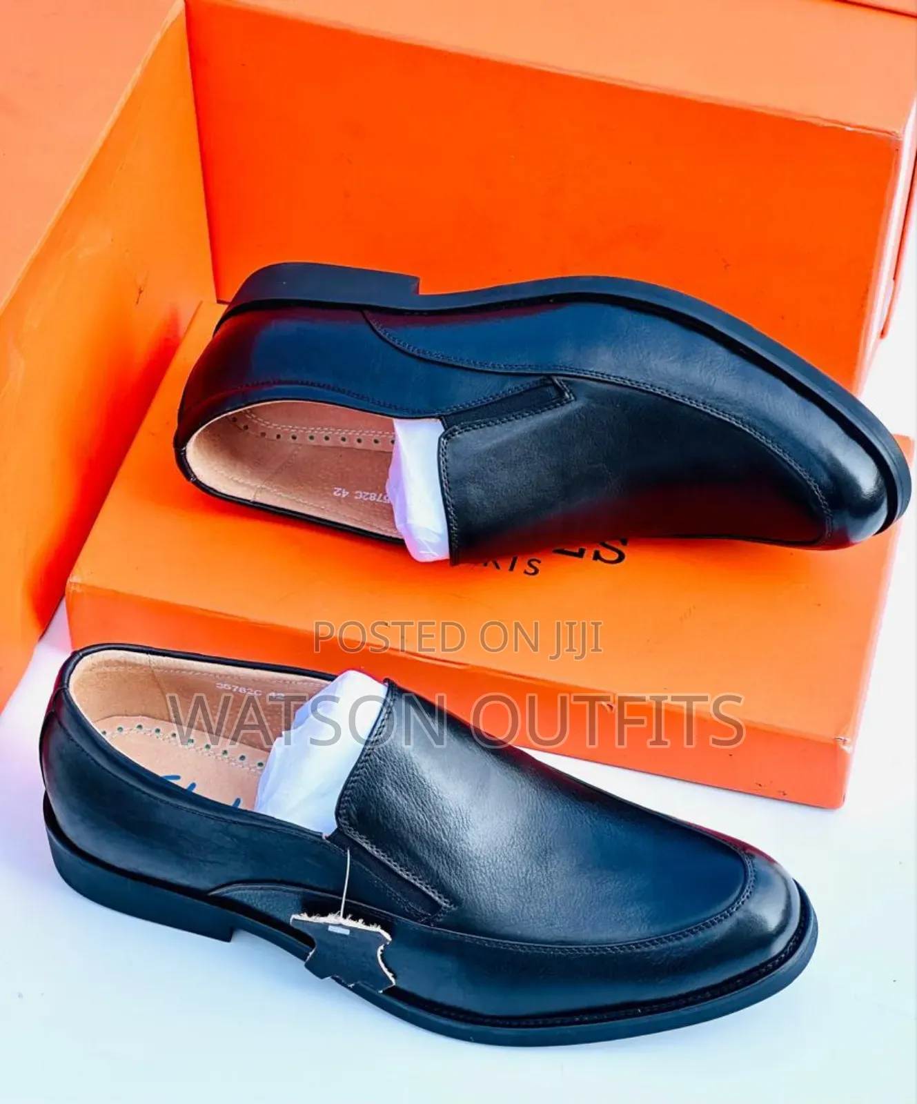 Clarks England Origin Brand New Men's Leather Shoes Classically Royal