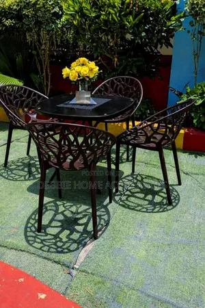 Set of "Crystal" Style Chairs -4 +1 Table