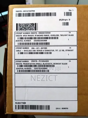 Zebra Ds2278 Series 2d Barcode Scanner Kit.