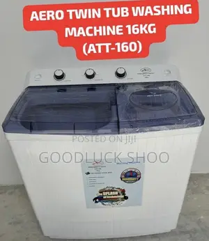 Aero Semi Automatic Twin Tub Washing Machine 16kg (Att-160)