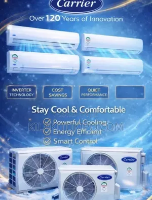 Made in Thailand 1200btu Carrier QHG Midwall Split Unit Airconditioner