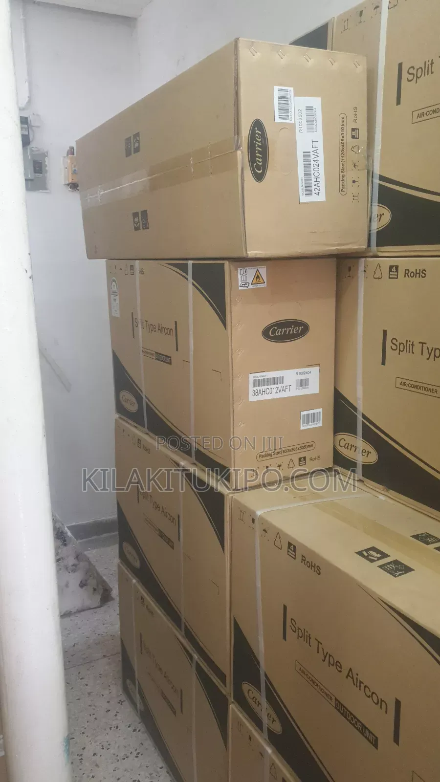 24000 Btu Carrier Qhg Midwall Split Unit Airconditioner –Made Thailand