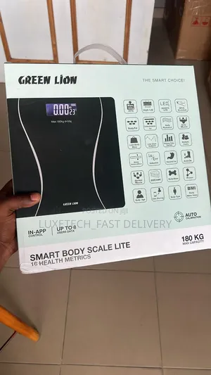 Green Lion Smart Body Scale Lite 180kg (Model Gnsbsclltebk)