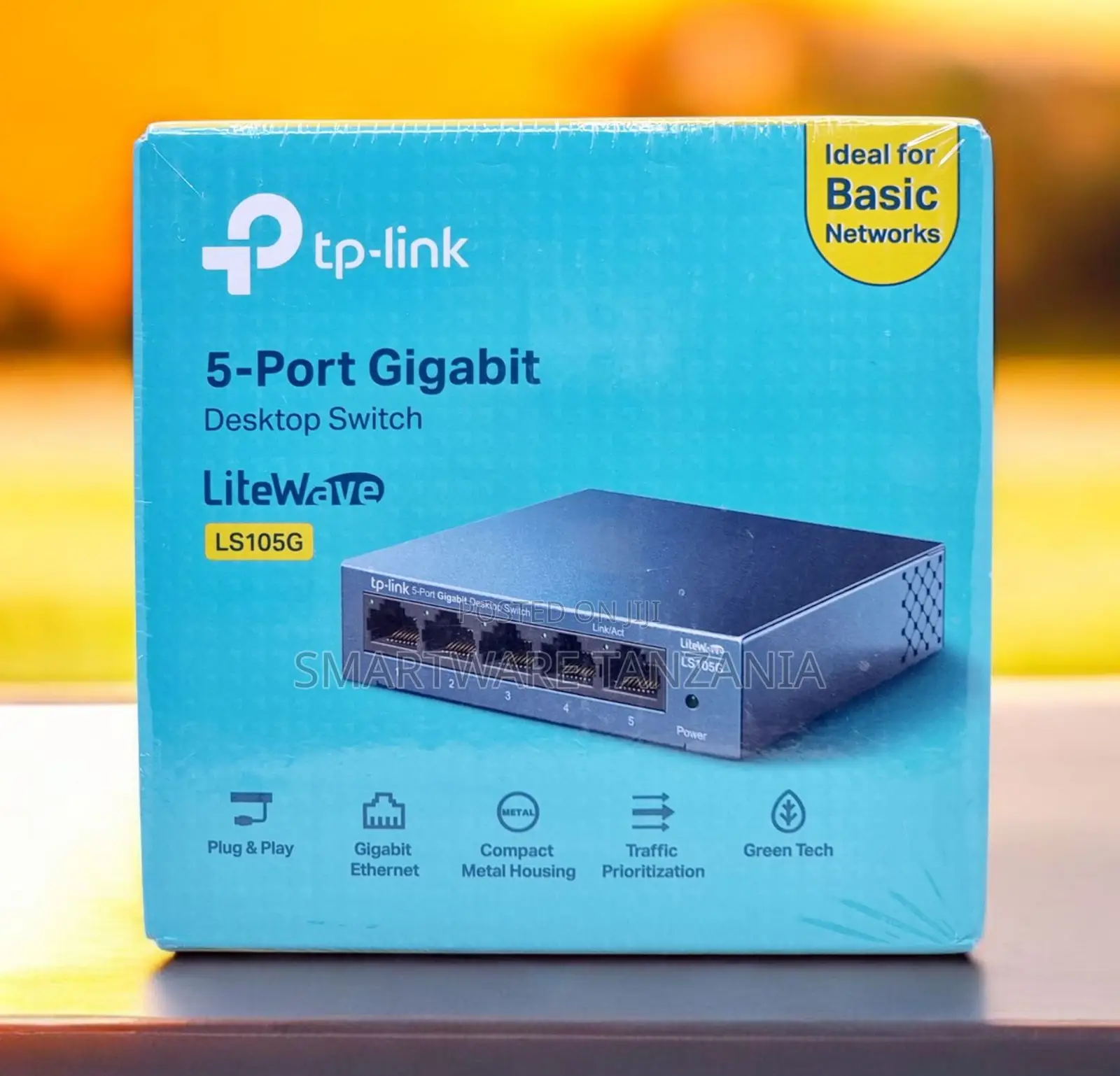 Tp-link Litewave Ls105g 5-port Gigabit Desktop Switch Metal