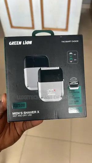 Green Lion Men's Shaver X Grooming Tool for Both Wet and Dry Use