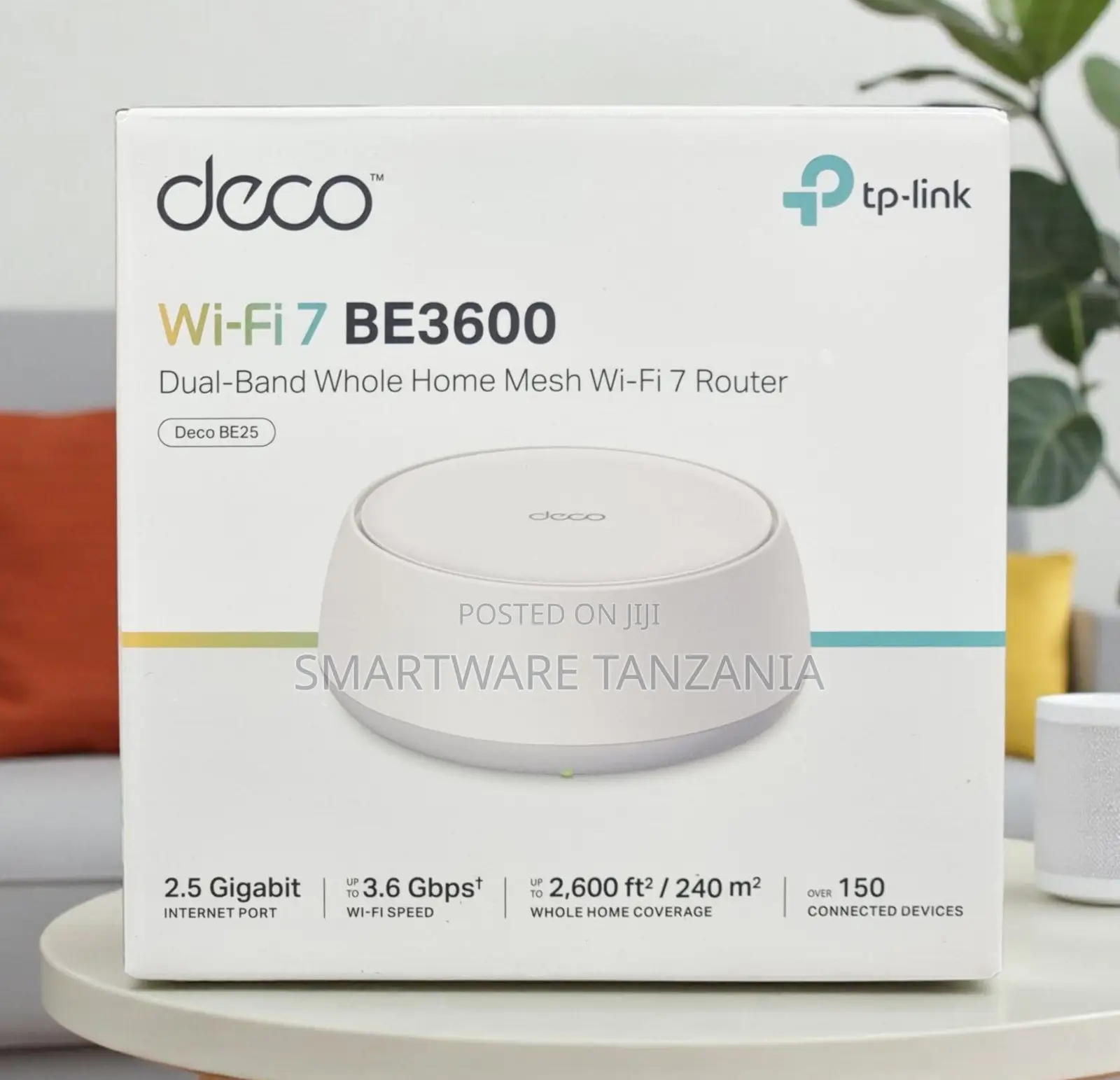 Tp-Link Deco Be25 Wi-Fi 7 Be3600 Dual-Band Mesh Router