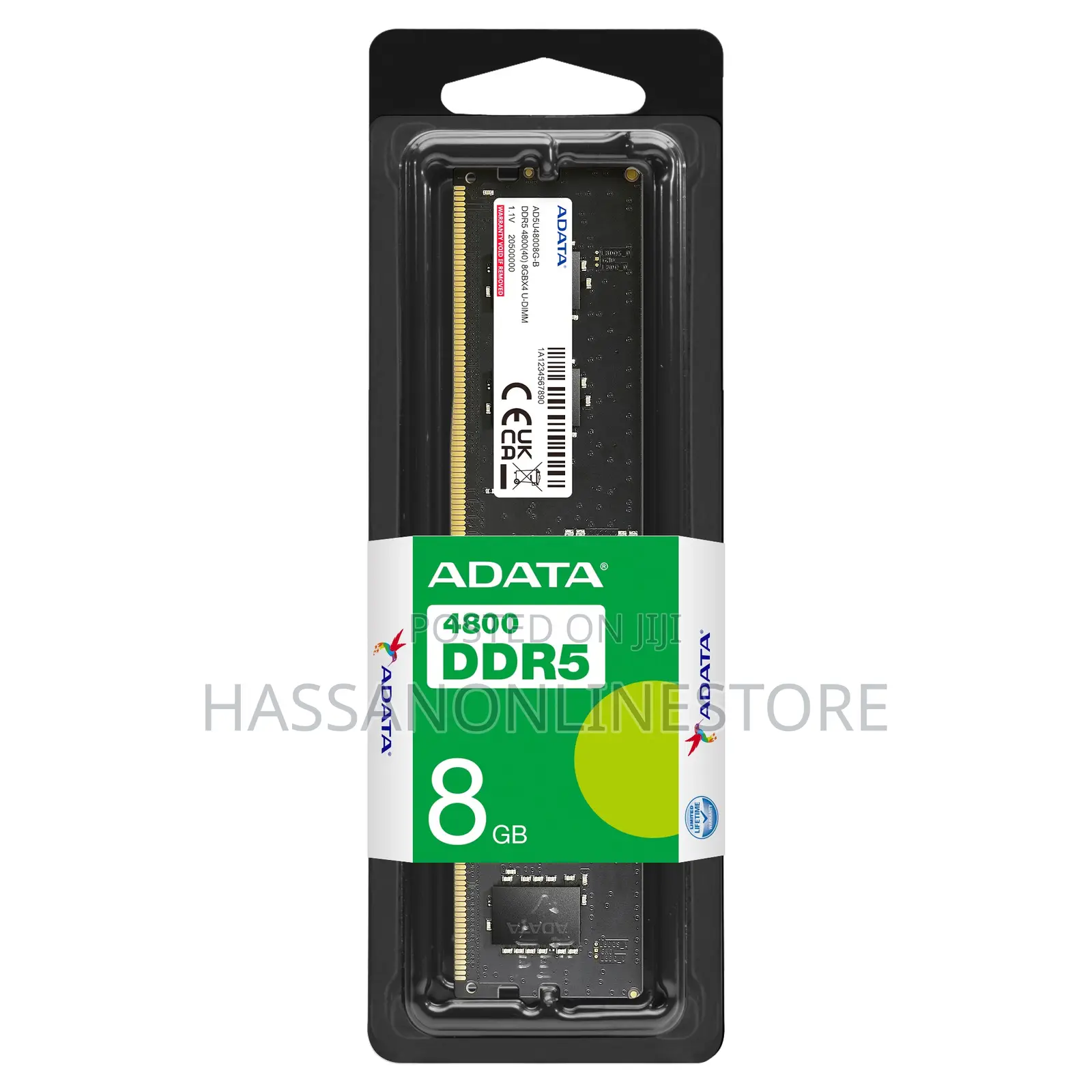 Adata Ad5u48008g-S 8gb Dimm Memory Module for Desktop