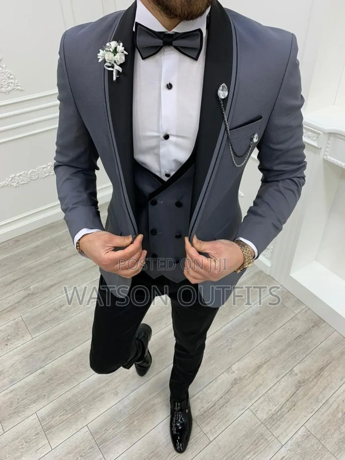 Men's Turkish Suits Black Smart Brand 3 Dominant Colours