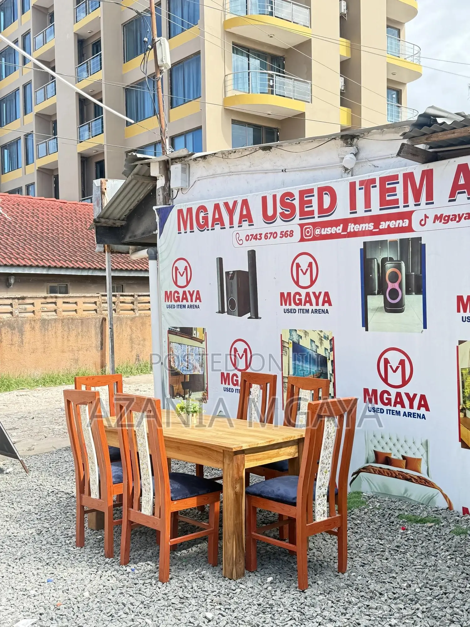 Dinning Table Ya Kishua Sanaa