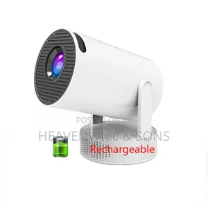 Rechargeable Smart Projector Hy300 Pro+ Android 11 2.5 Hours Battery