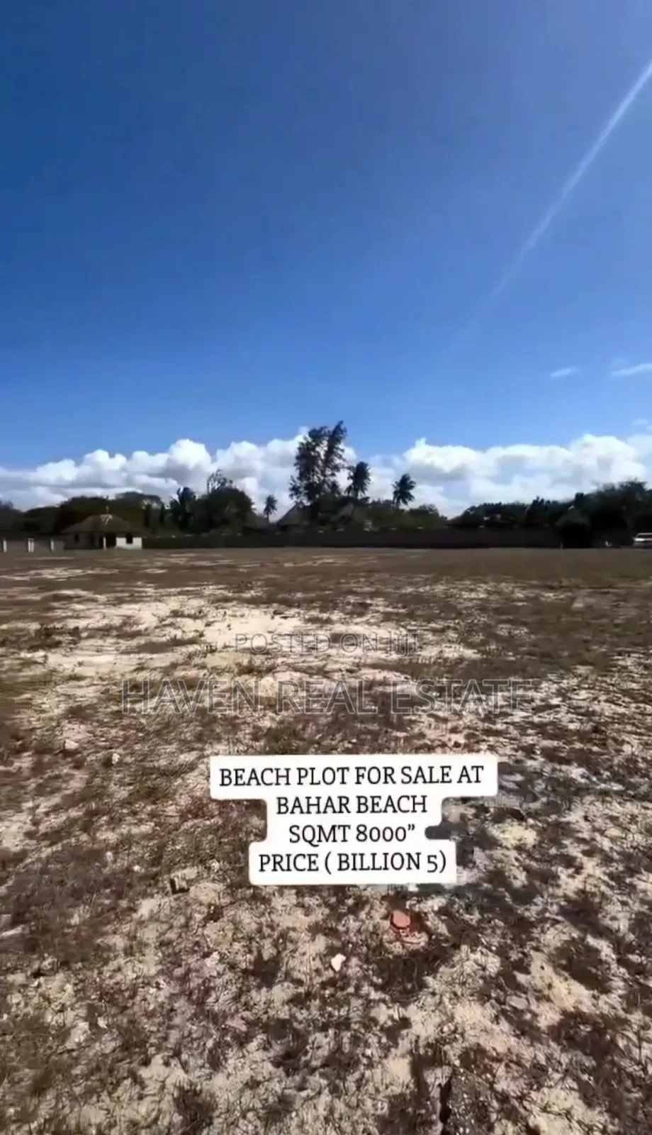 Beach Plot for Sale at Bahari Beach