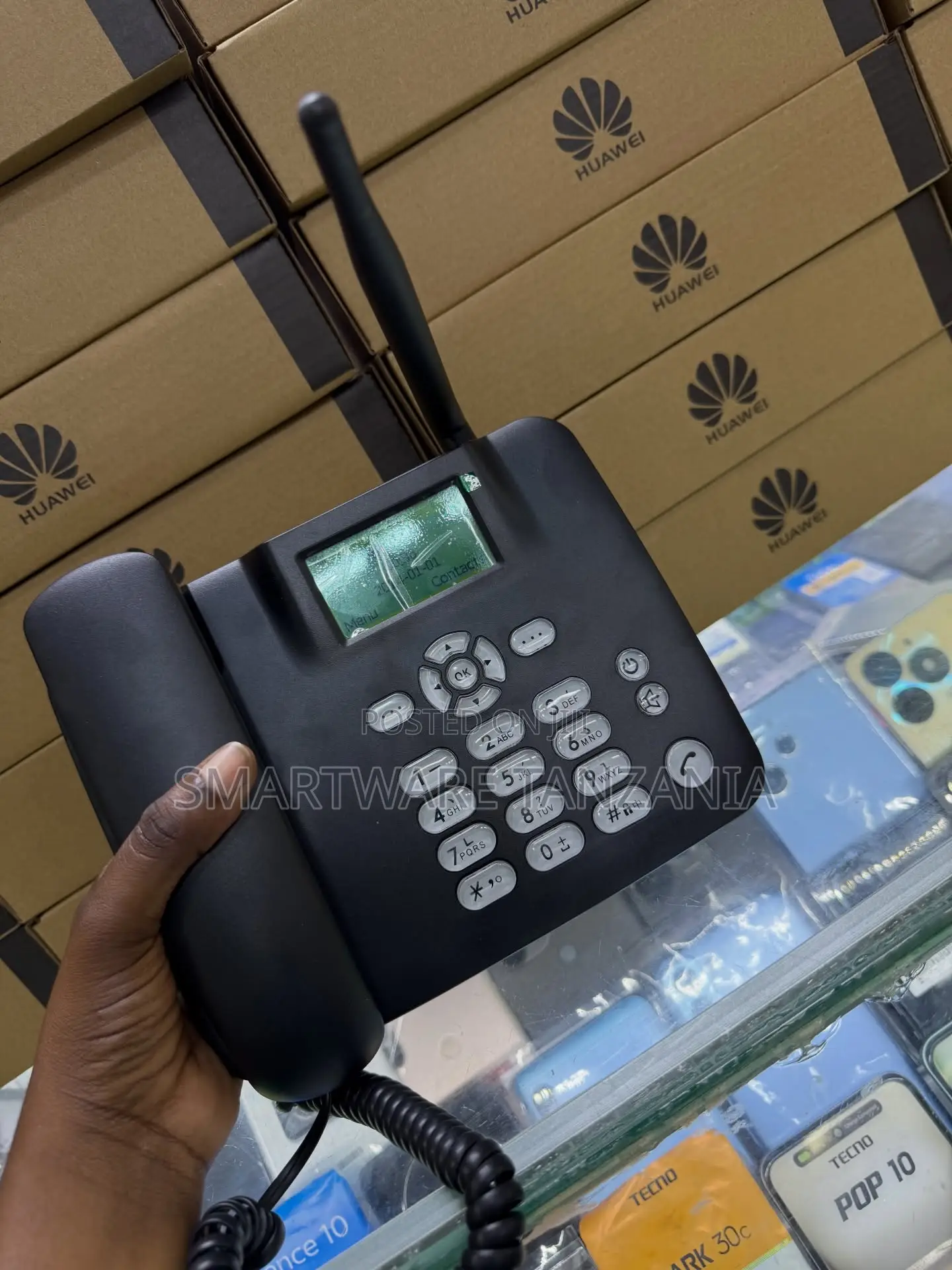 Huawei F317 GSM Sim Card Desktop Phone Black With Antenna