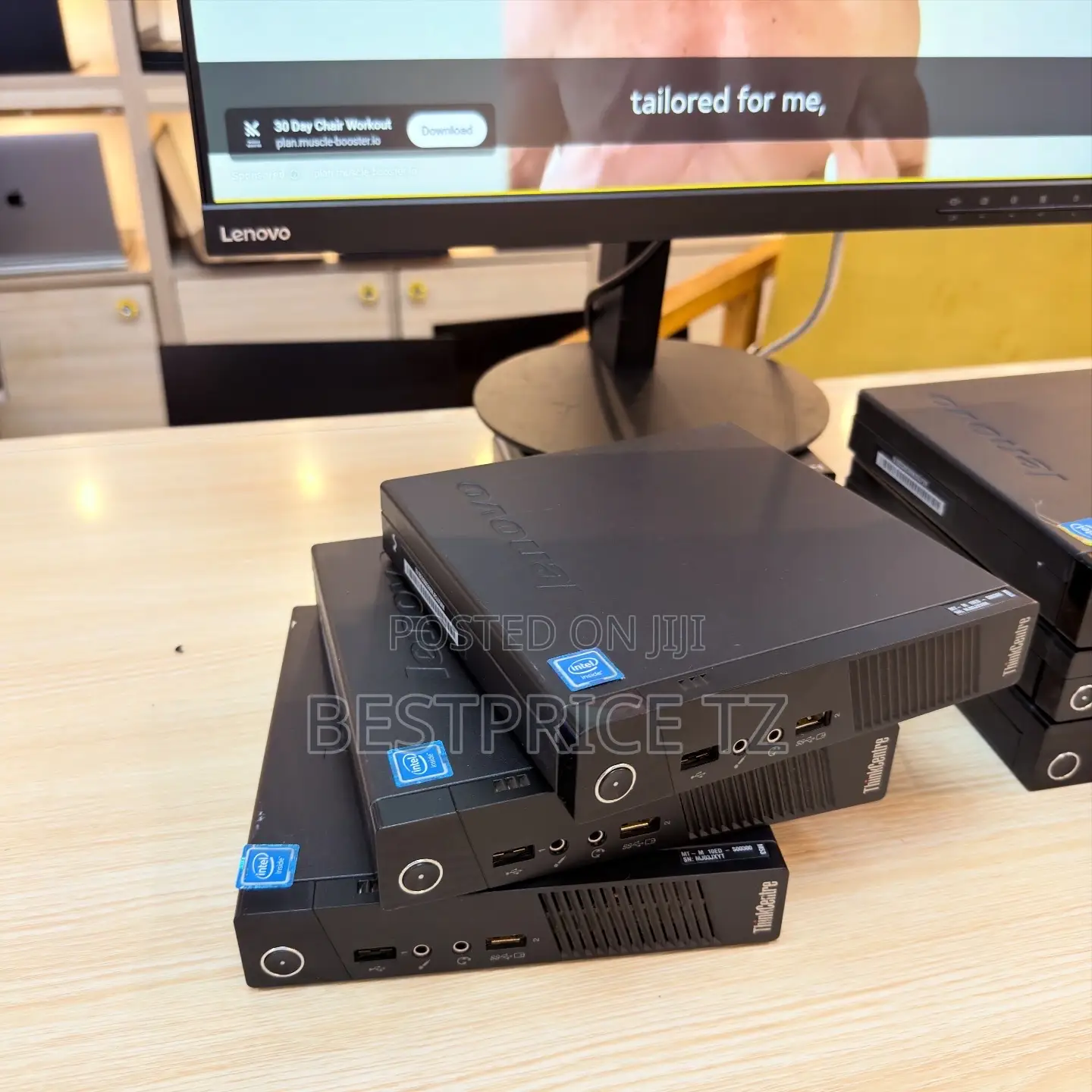 Desktop Computer Lenovo ThinkCentre M93 4GB Intel Pentium HDD+SSD 500GB