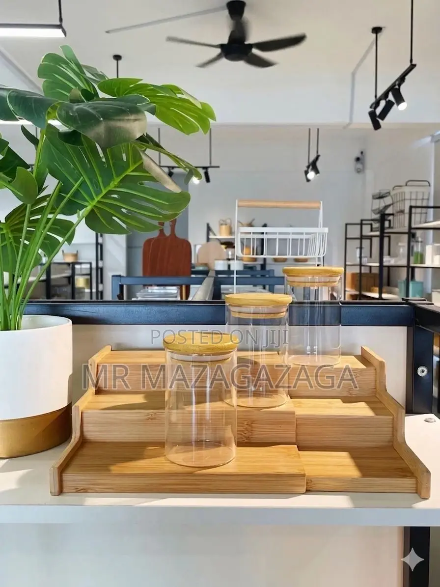 3-Tier Adjustable Bamboo Spice Rack