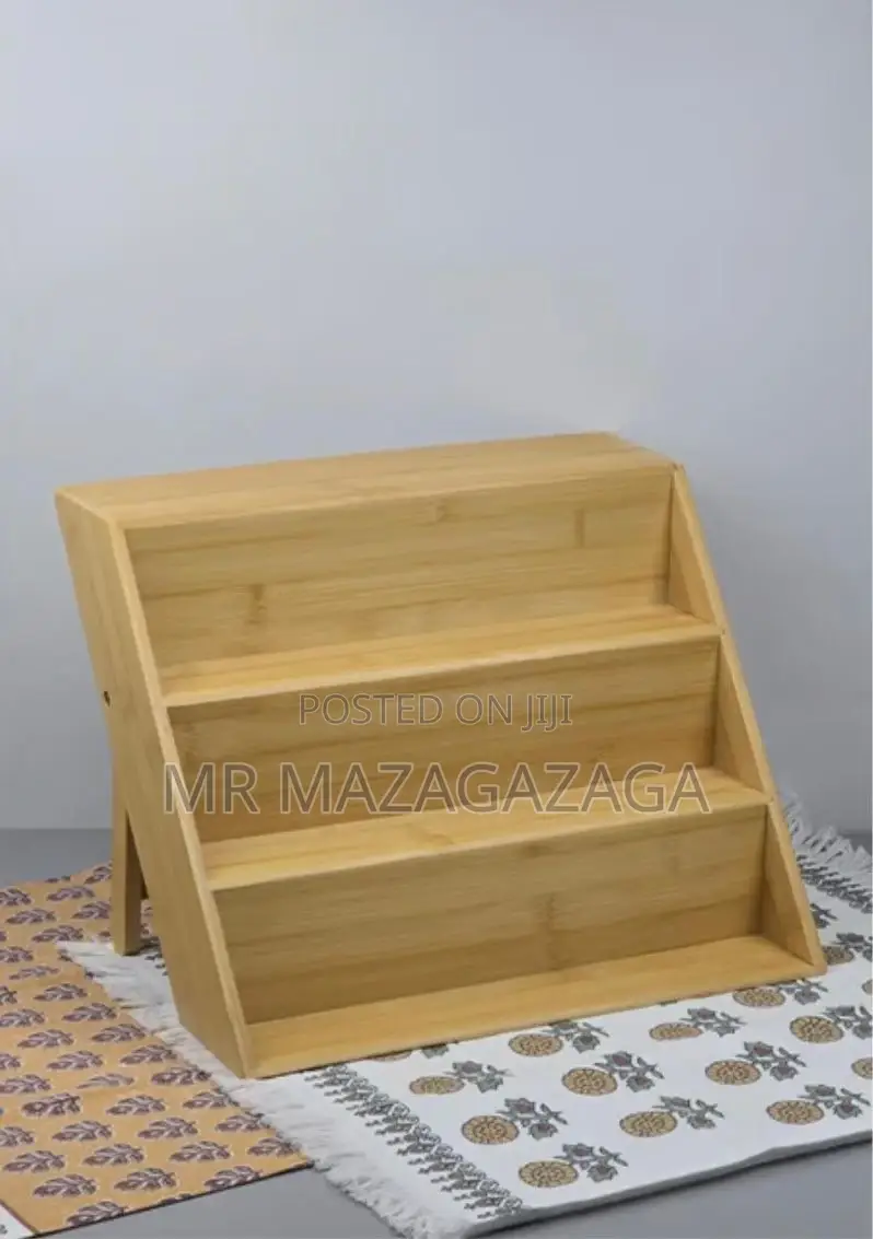 3-Layers Bamboo Spice Organizer
