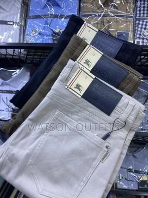 Burberry Brand Men's Original Cadet Pants With Size 30-44