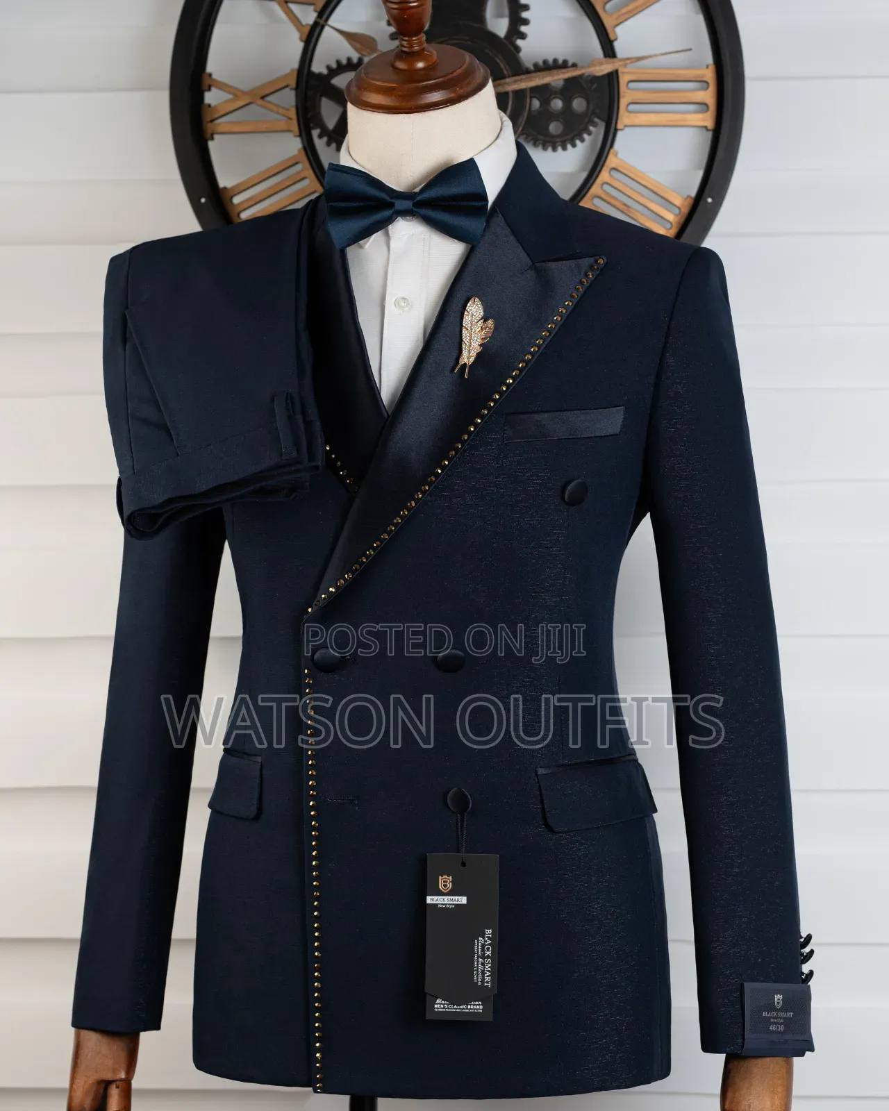 Marshalino and Black Smart Brand Men's Original Suits Turkey Style