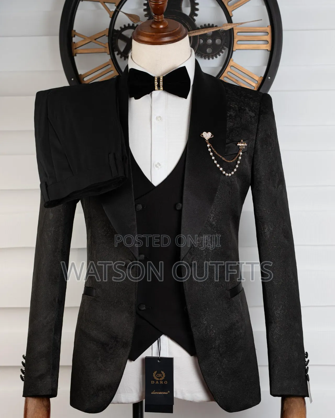 Marshalino and Black Smart Brand Men's Original Suits Turkey Style
