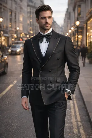 Marshalino and Black Smart Brand Men's Original Suits Turkey Style
