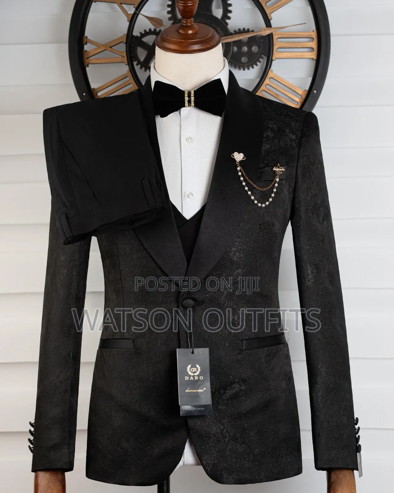 Marshalino and Black Smart Brand Men's Original Suits Turkey Style