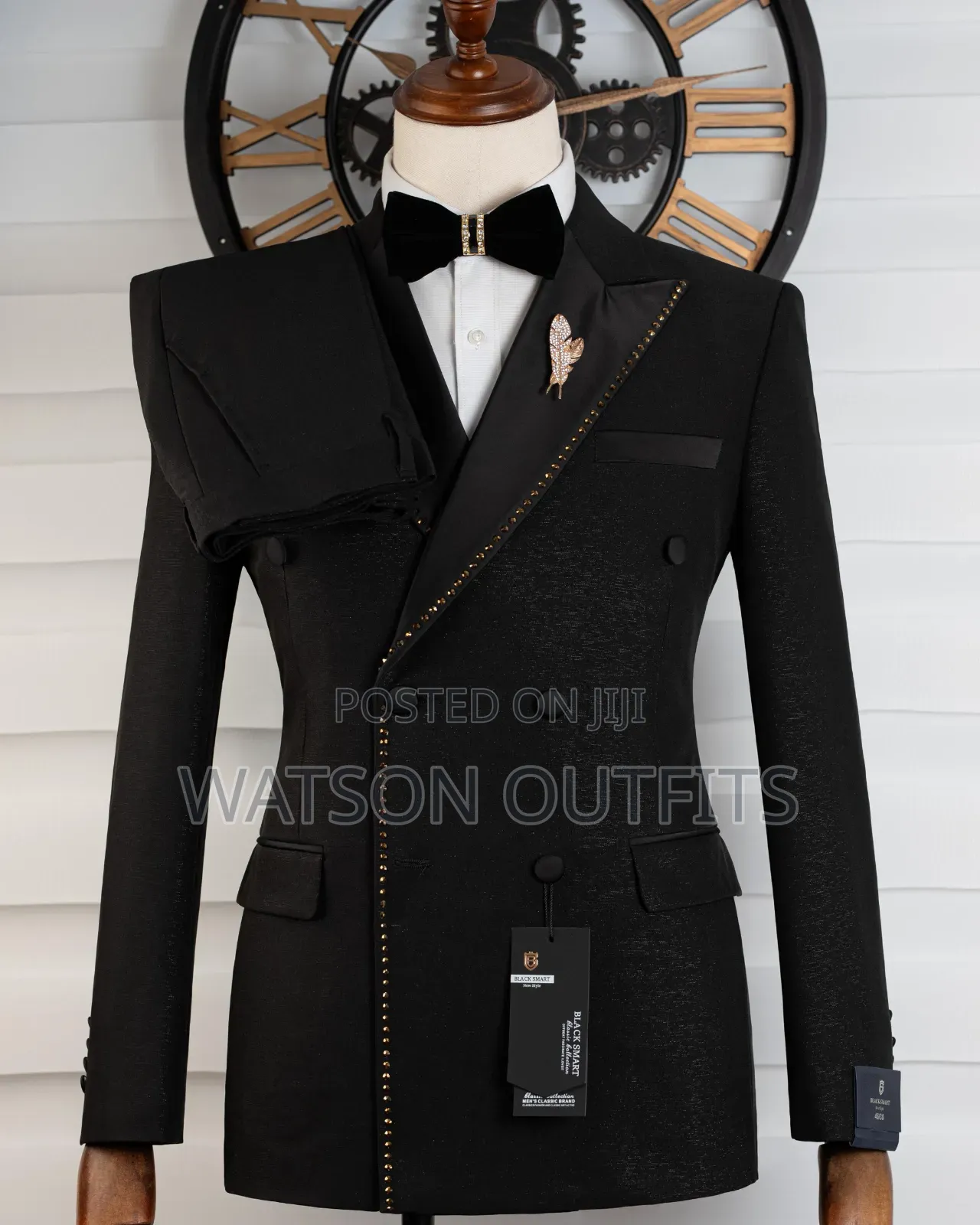 Marshalino and Black Smart Brand Men's Original Suits Turkey Style