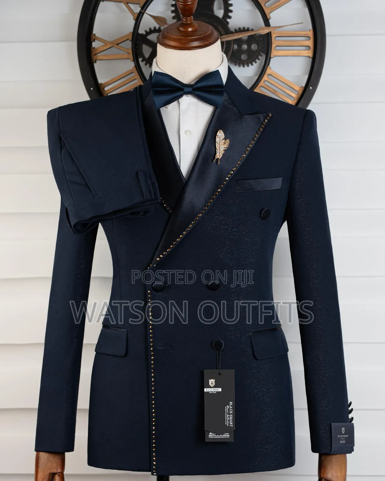 Marshalino and Black Smart Brand Men's Original Suits Turkey Style