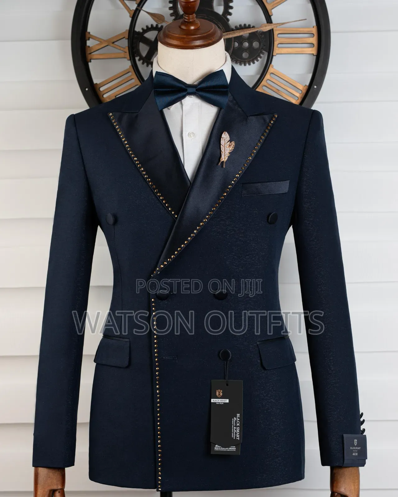 Marshalino and Black Smart Brand Men's Original Suits Turkey Style