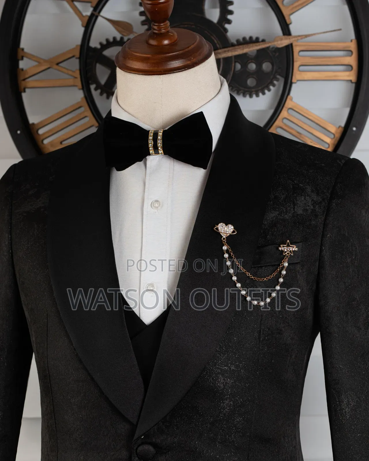 Marshalino and Black Smart Brand Men's Original Suits Turkey Style