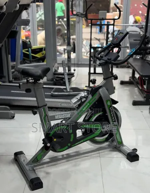 Heavy Duty Spin Bike – Silent Belt Drive, Cardio Fitness Trainer