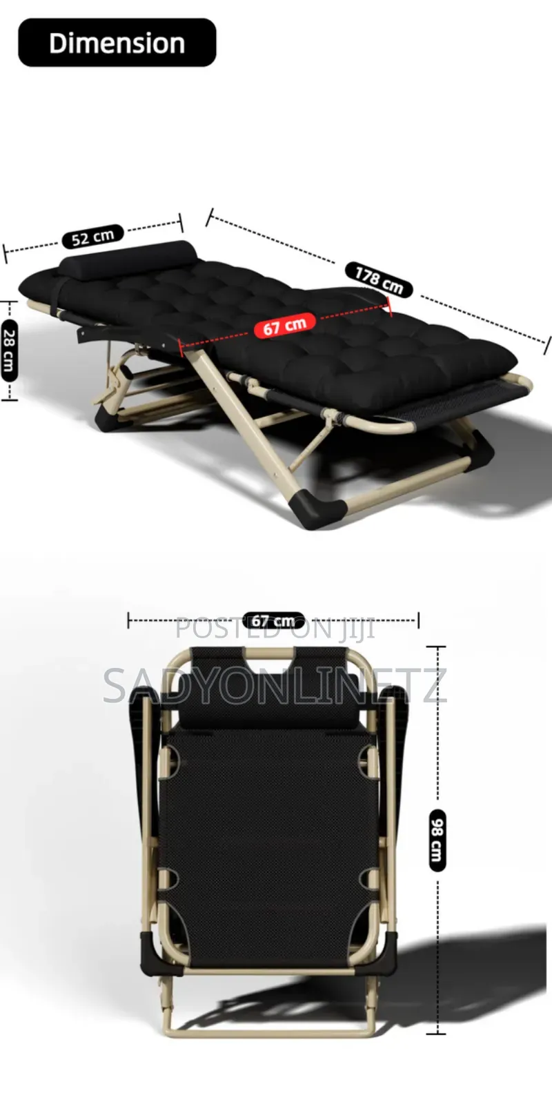 Folding Balcony Relaxing Chair