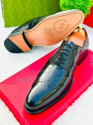 Men's Leather Shoes Mario Alborino Brand New Italy Made