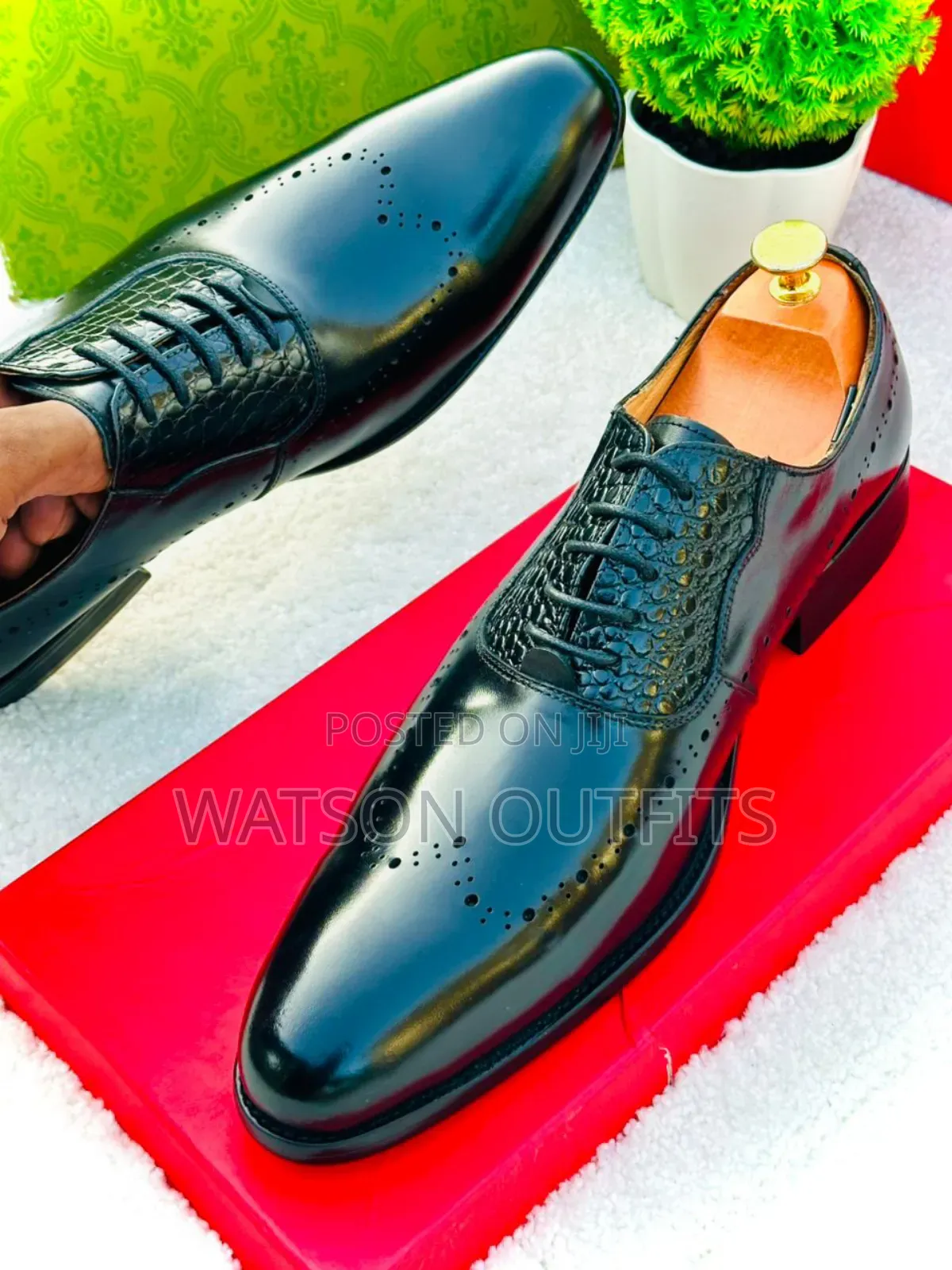 Men's Leather Shoes Mario Alborino Brand New Italy Made