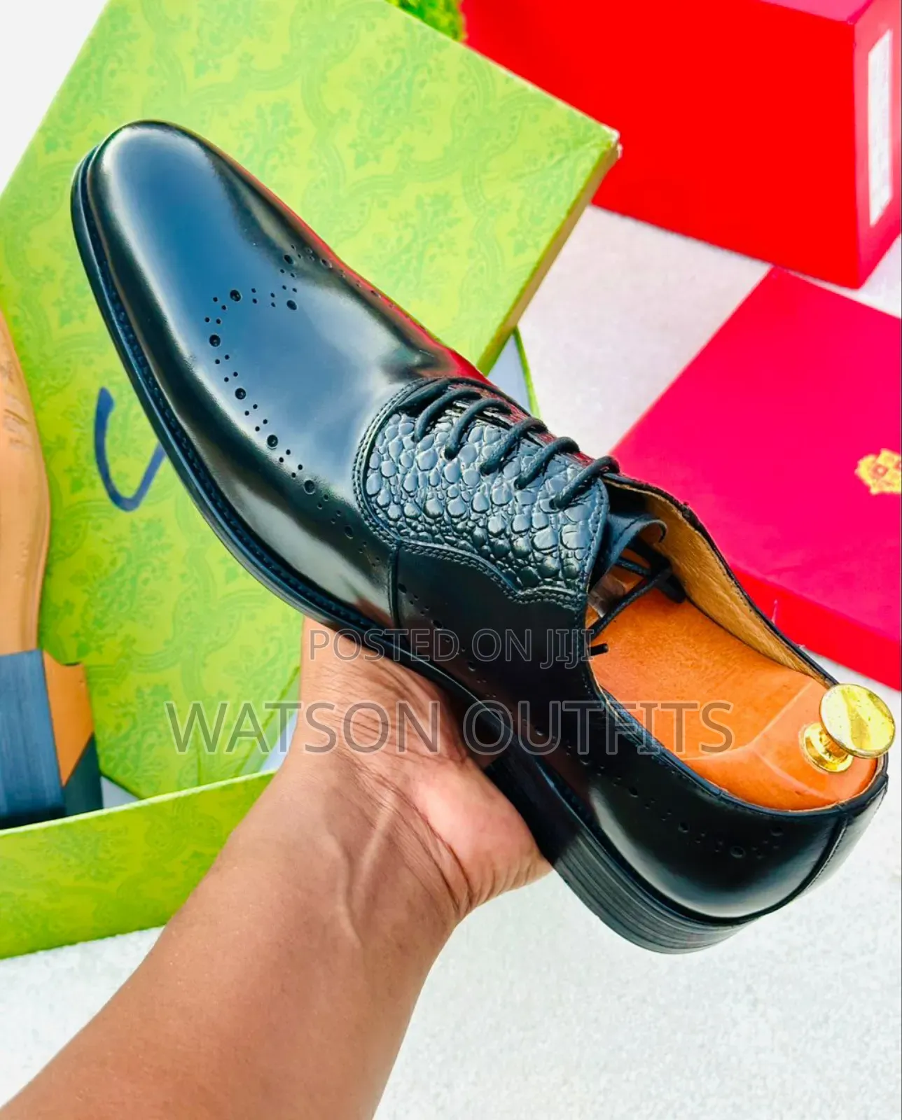 Men's Leather Shoes Mario Alborino Brand New Italy Made