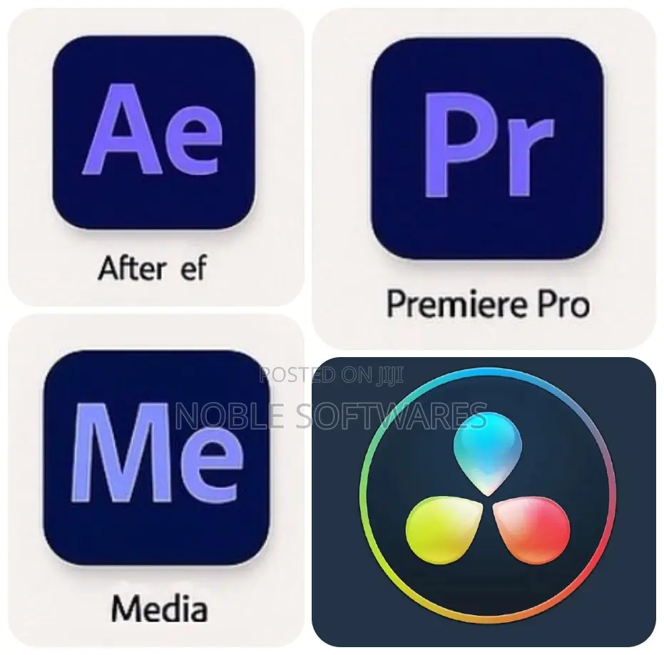 After Effects 2025 + Premiere Pro 2025 + Davinci Resolve Studio
