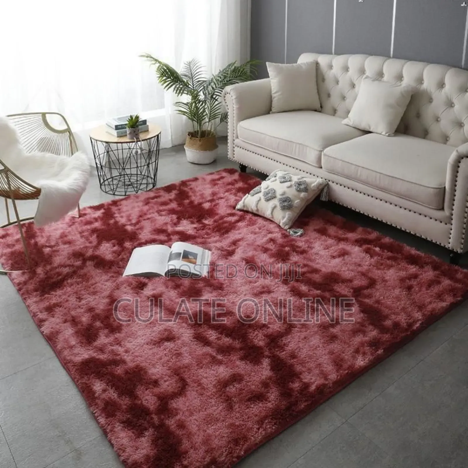 7ft × 8ft Fur Carpet