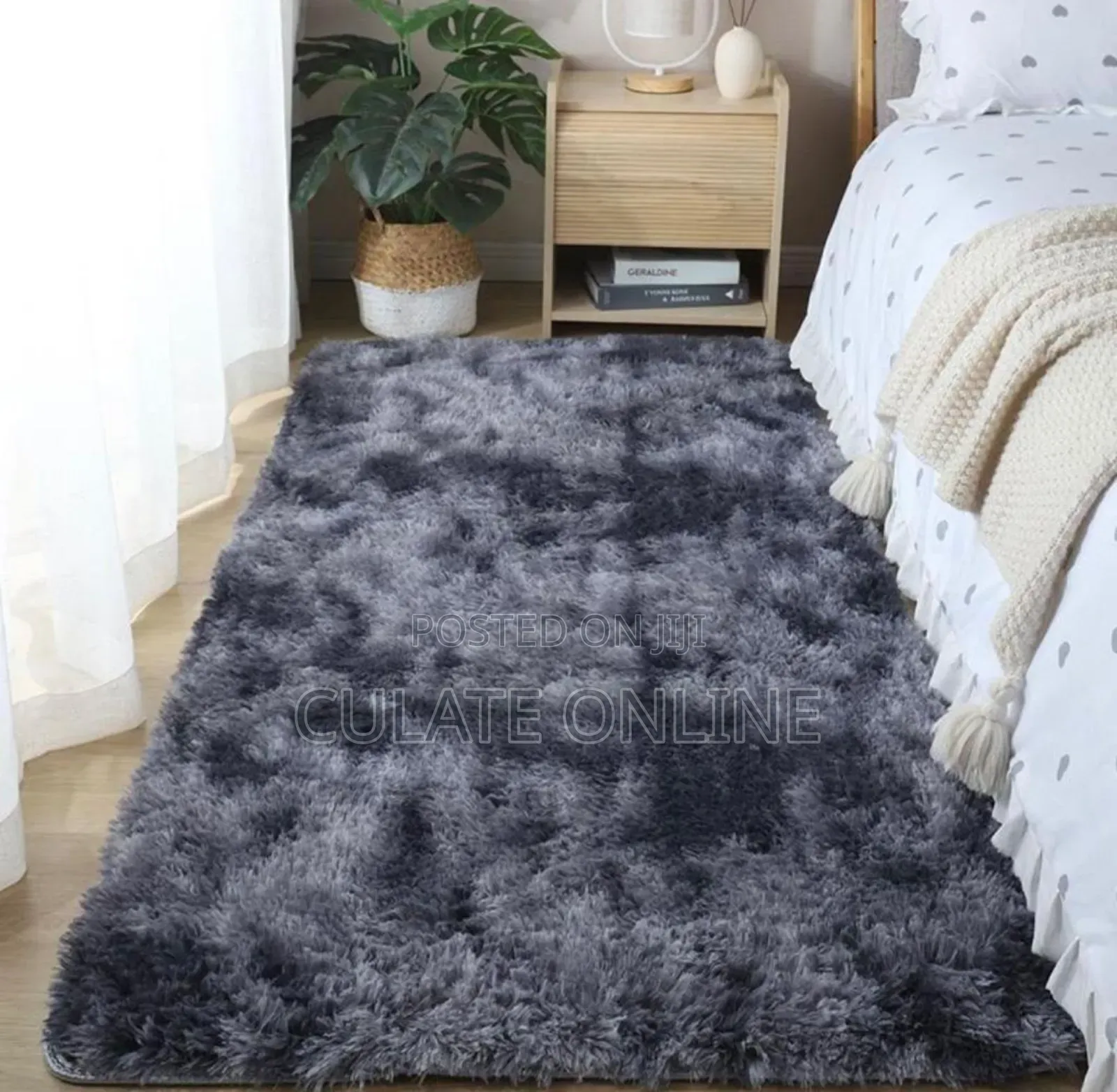 Bedside Fur Carpet