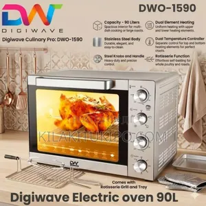 90l Digiwave Electric Oven With Grill Function