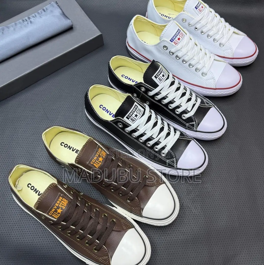 Leather Converse
