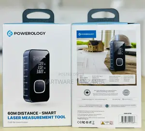 Powerology 60m Smart Laser Distance Measurement Tool