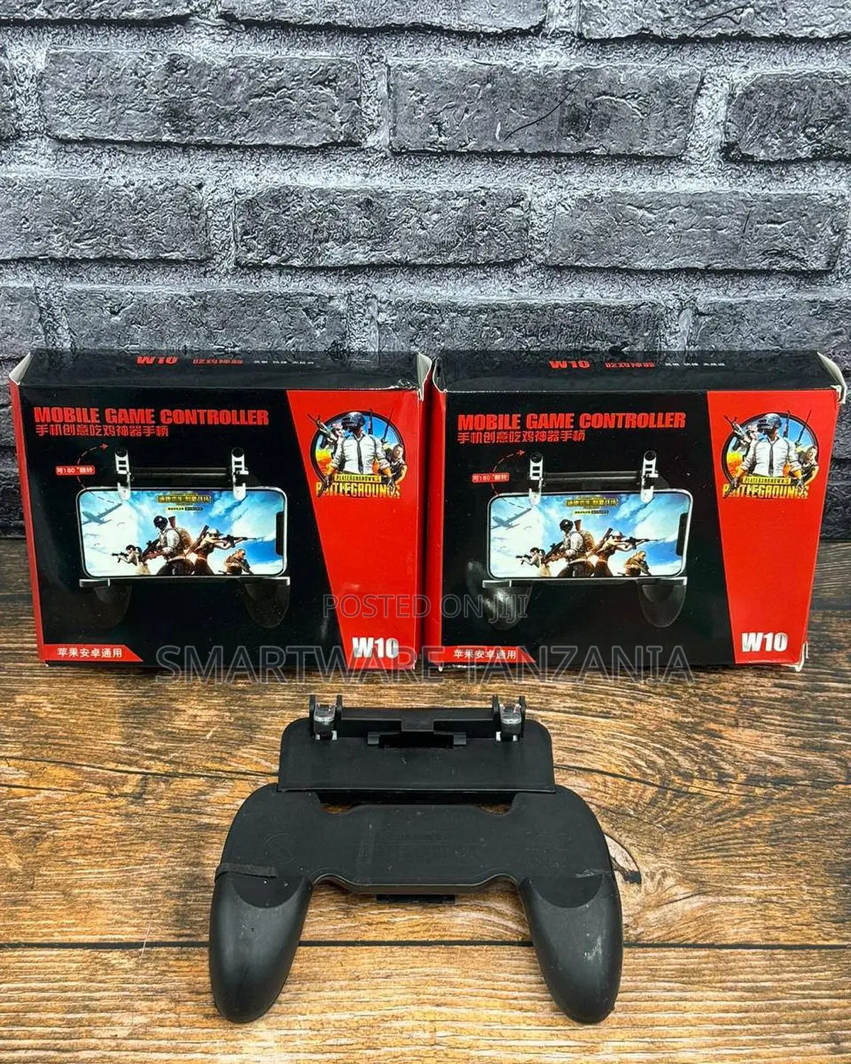 W10 Mobile Game Controller Grip Holder For Ios Android