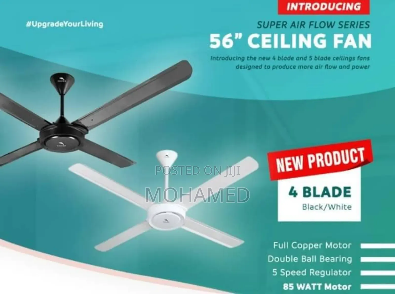 Dolphin Ceiling Fan Inch 56