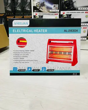 Aselisa Al-2830x Electric Quartz Heater 1600w 4 Settings