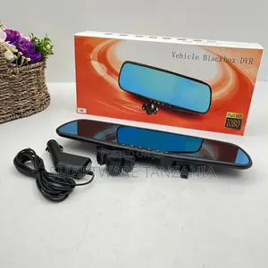 Vehicle Blackbox DVR Q8 Dual Lens Rearview Mirror 1080p